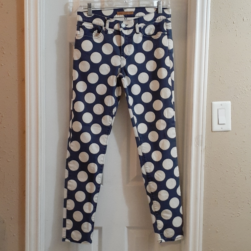 Rebecca minkoff Dot  print Thompson twill jeans 27